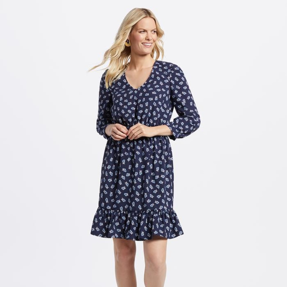 Draper James Floral Peasant Dress